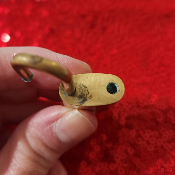 Louis Vuitton Goldtone Lock and Key Number 305 - Picture 8 of 8